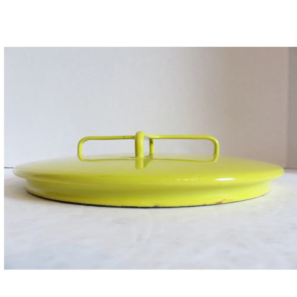Dansk Koben Replacement Lid Bright Yellow Enamel 9
